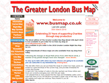 Tablet Screenshot of busmap.co.uk